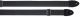 Stagg SNV5 BK Cotton guitar strap with leather ends